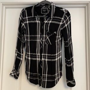 Rails plaid button down